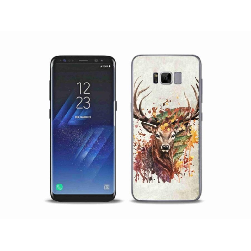 Gelový obal mmCase na mobil Samsung Galaxy S8 Plus - jelen 1