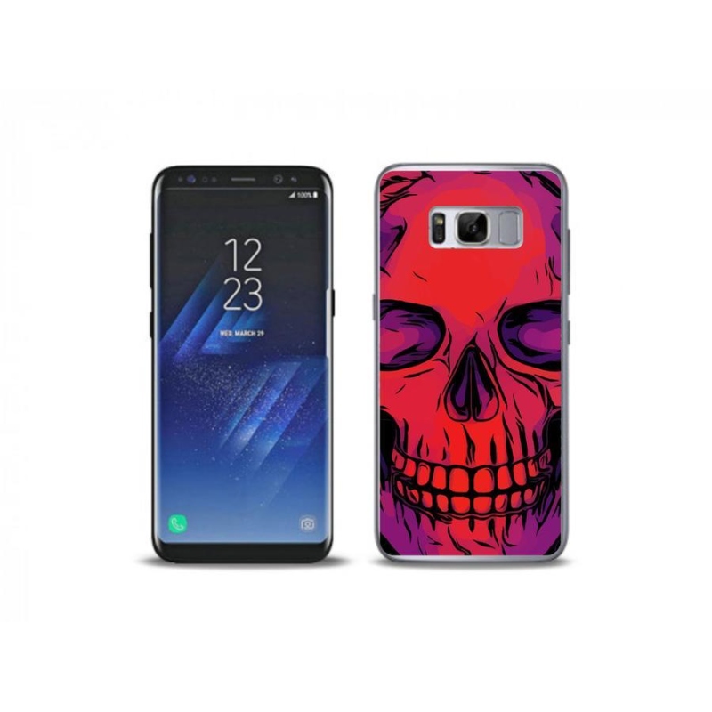 Gelový obal mmCase na mobil Samsung Galaxy S8 Plus - lebka