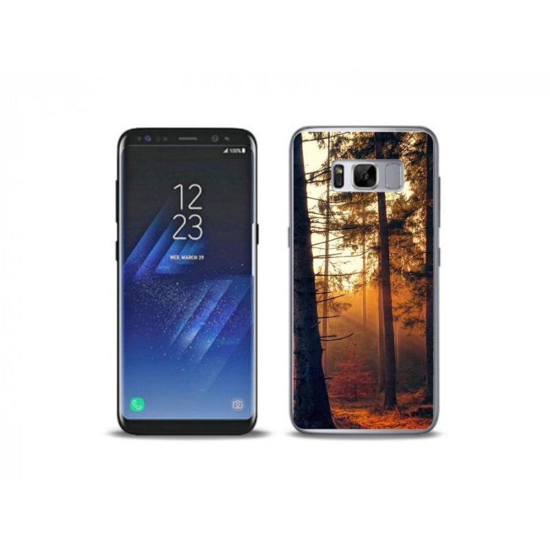 Gelový obal mmCase na mobil Samsung Galaxy S8 Plus - les