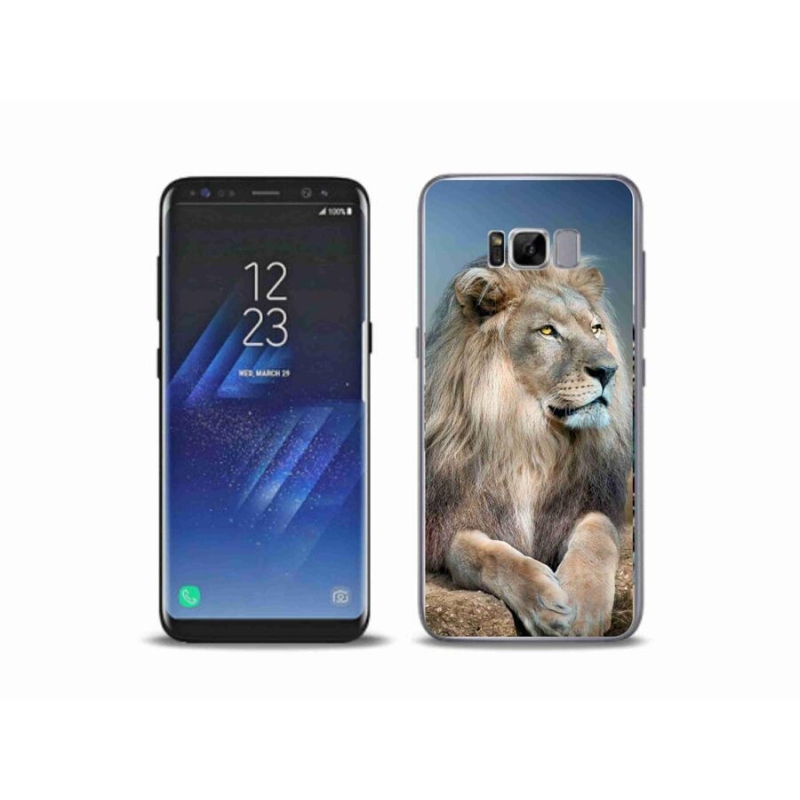 Gelový obal mmCase na mobil Samsung Galaxy S8 Plus - lev 1