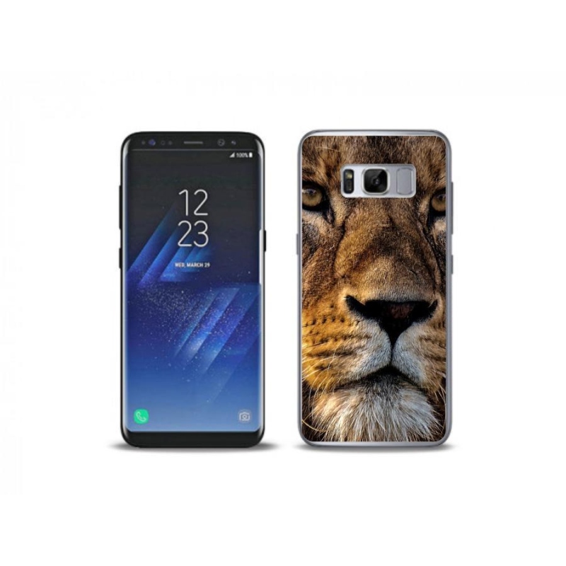 Gelový obal mmCase na mobil Samsung Galaxy S8 Plus - lev