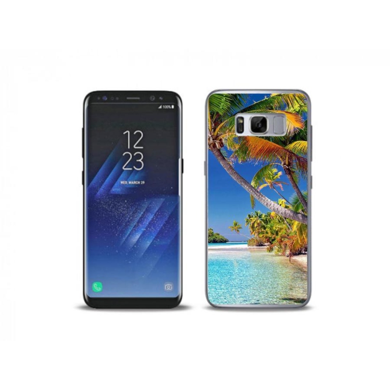 Gelový obal mmCase na mobil Samsung Galaxy S8 Plus - mořská pláž