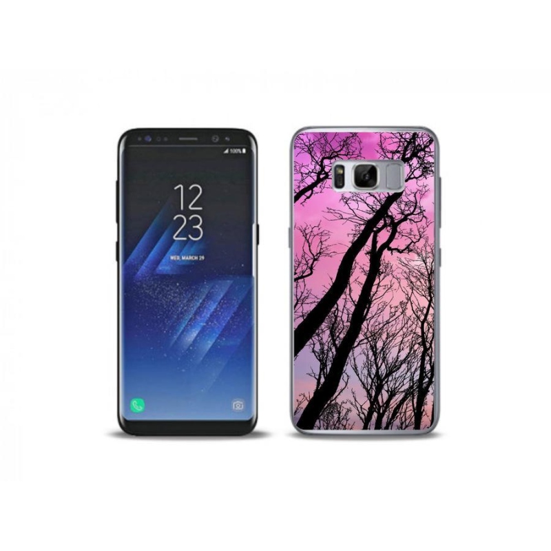 Gelový obal mmCase na mobil Samsung Galaxy S8 Plus - opadané stromy