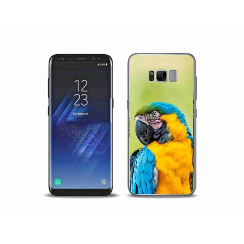 Gelový obal mmCase na mobil Samsung Galaxy S8 Plus - papoušek ara 2