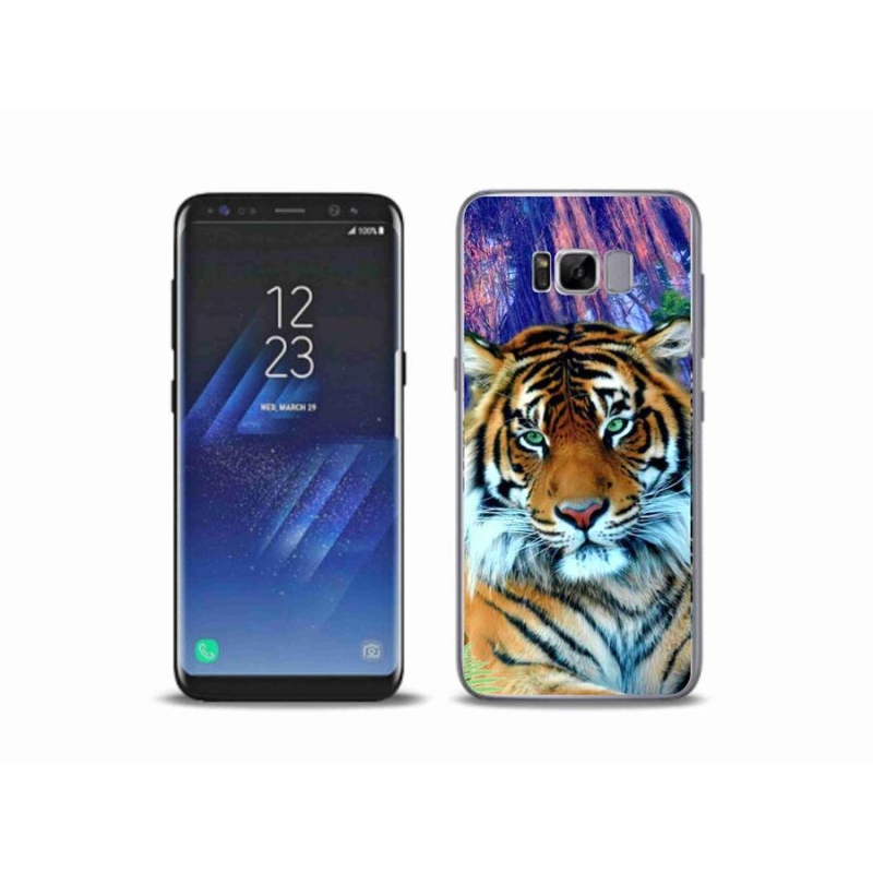 Gelový obal mmCase na mobil Samsung Galaxy S8 Plus - tygr
