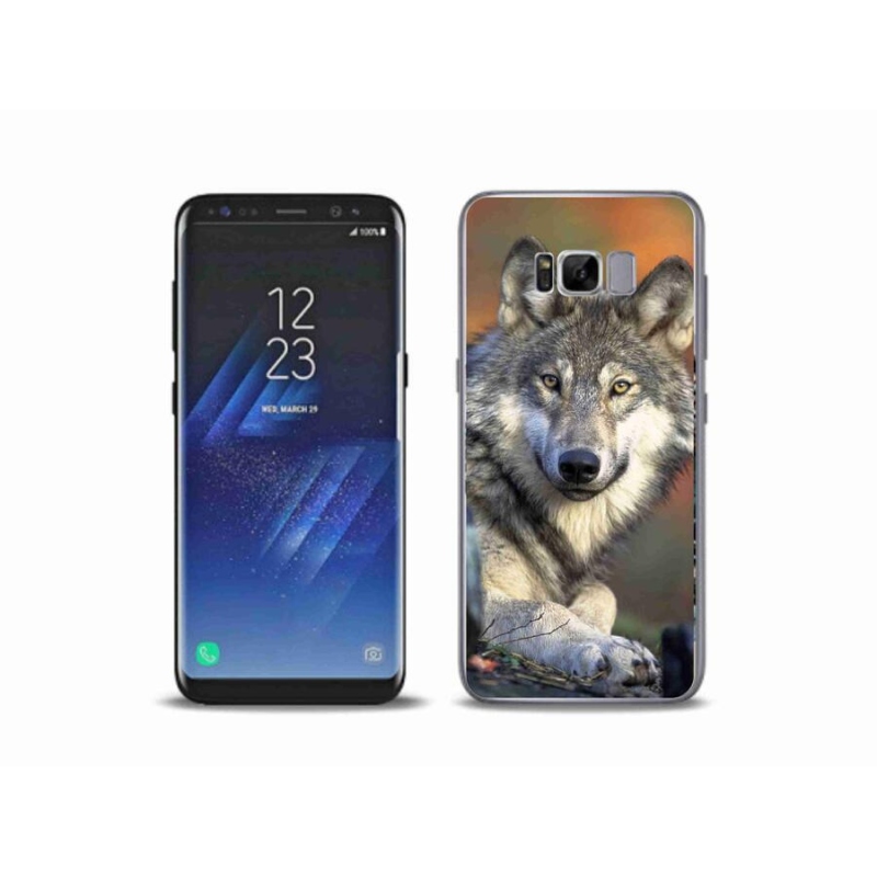 Gelový obal mmCase na mobil Samsung Galaxy S8 Plus - vlk
