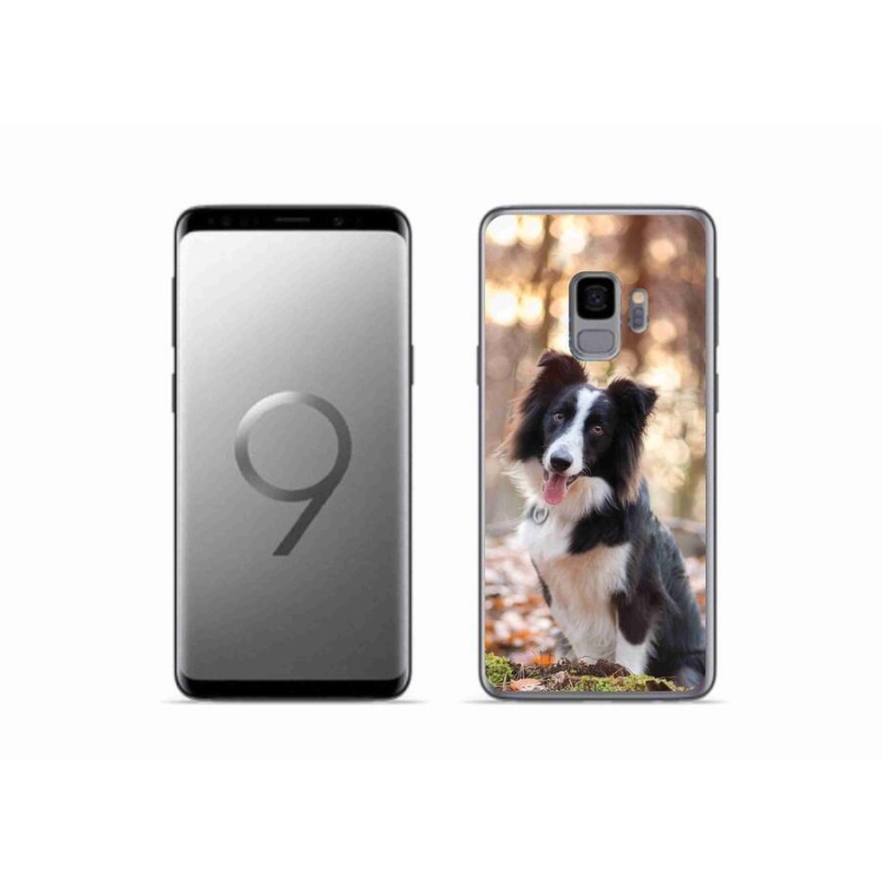 Gelový obal mmCase na mobil Samsung Galaxy S9 - border kolie 1