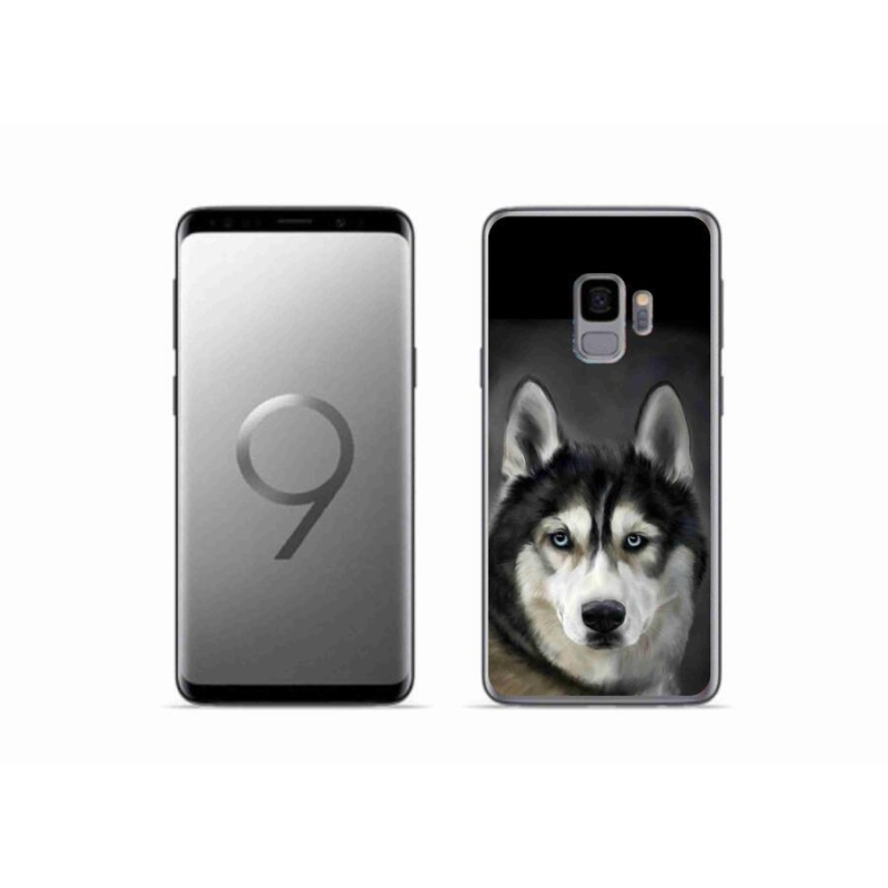 Gelový obal mmCase na mobil Samsung Galaxy S9 - husky