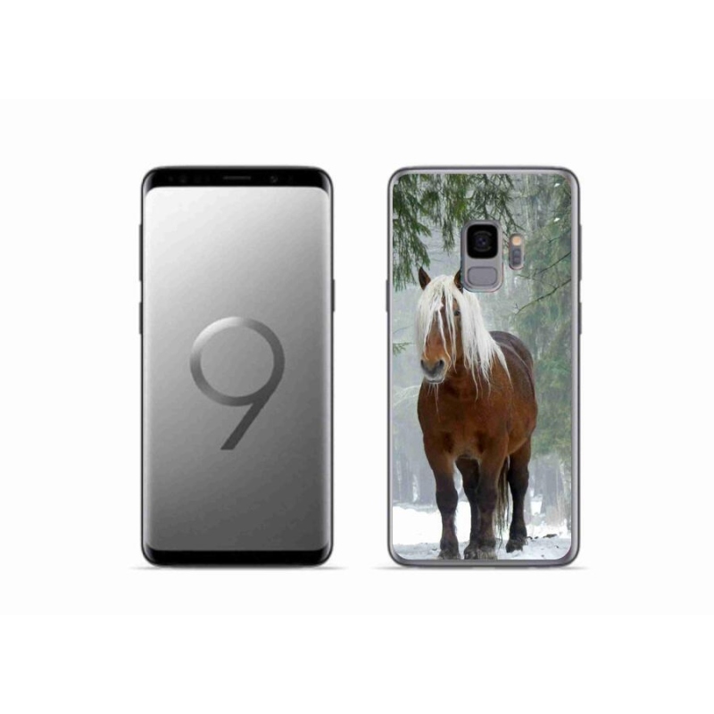Gelový obal mmCase na mobil Samsung Galaxy S9 - kůň v lese