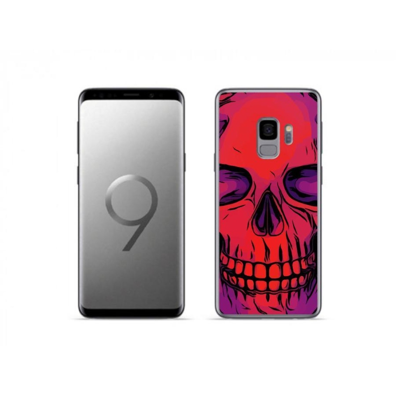 Gelový obal mmCase na mobil Samsung Galaxy S9 - lebka