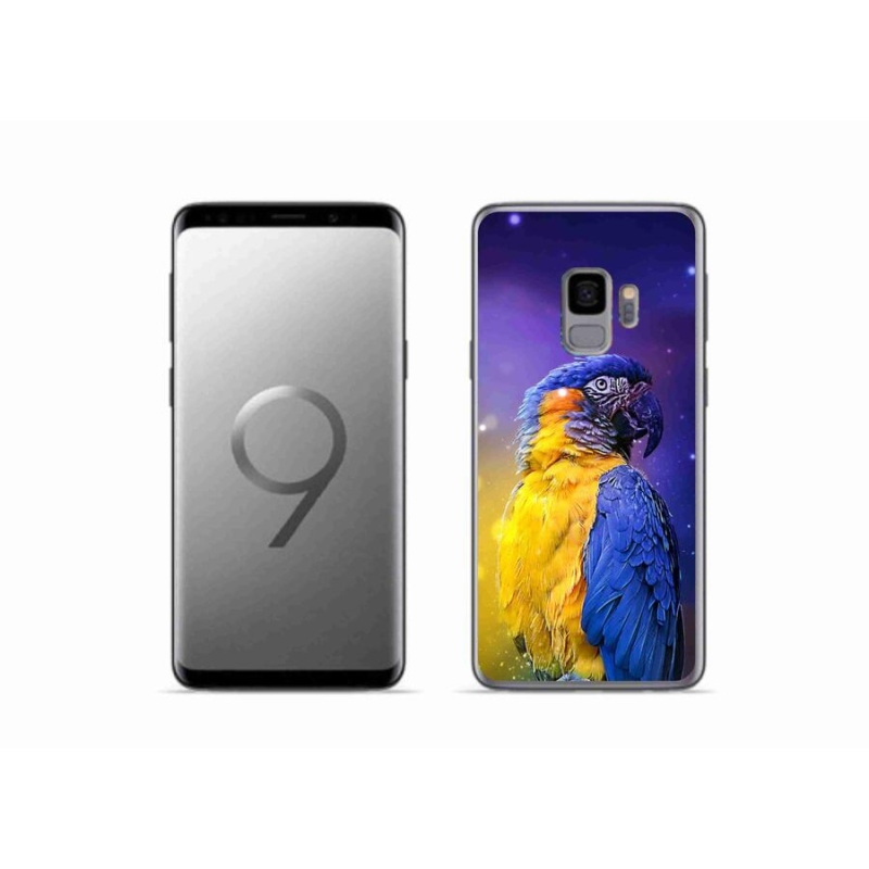 Gelový obal mmCase na mobil Samsung Galaxy S9 - papoušek ara 1