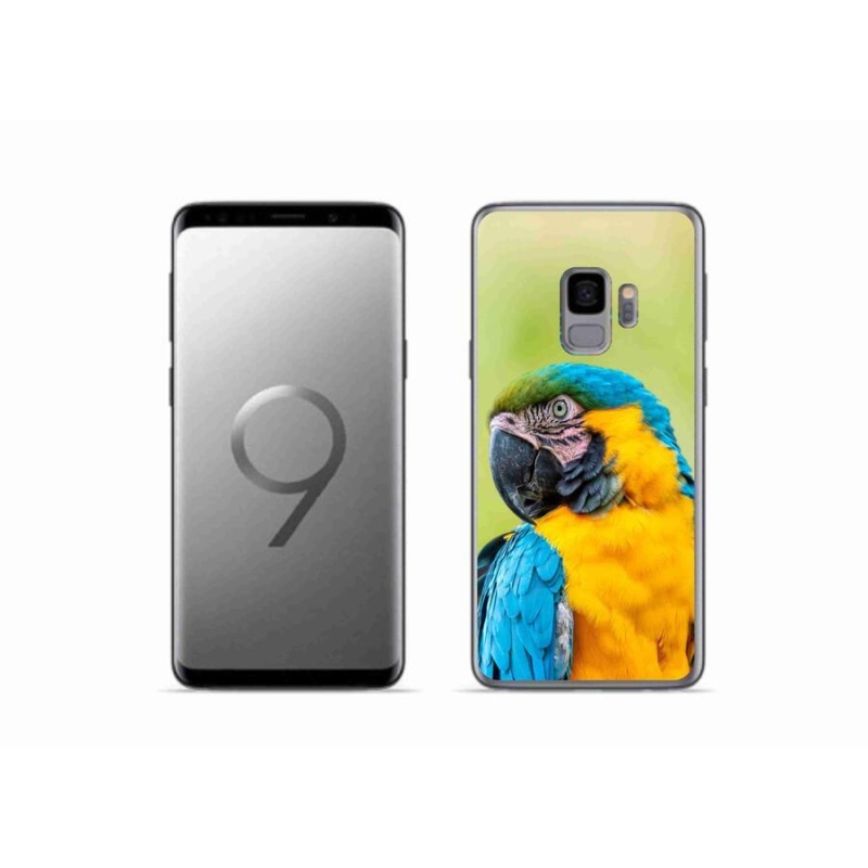 Gelový obal mmCase na mobil Samsung Galaxy S9 - papoušek ara 2
