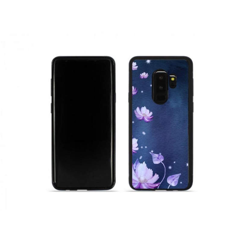 Gelový obal mmCase na mobil Samsung Galaxy S9 Plus - padající květy