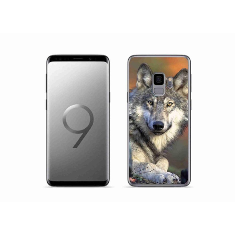 Gelový obal mmCase na mobil Samsung Galaxy S9 - vlk