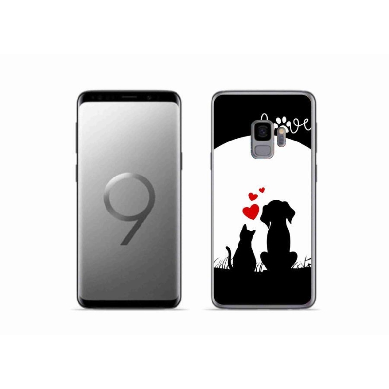 Gelový obal mmCase na mobil Samsung Galaxy S9 - zvířecí láska