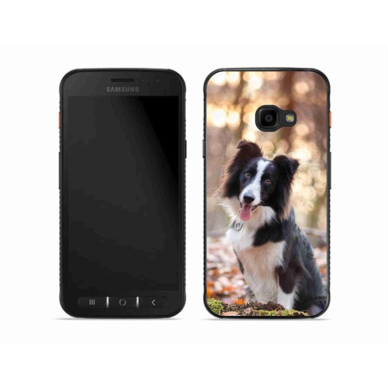 Gelový obal mmCase na mobil Samsung Galaxy Xcover 4S - border kolie 1