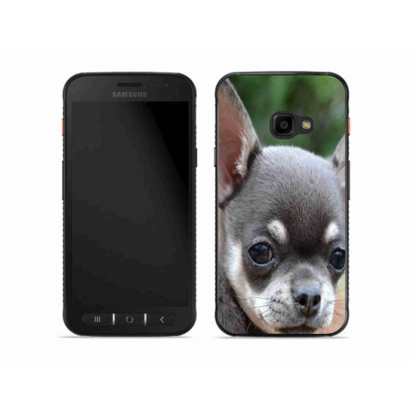 Gelový obal mmCase na mobil Samsung Galaxy Xcover 4S - čivava