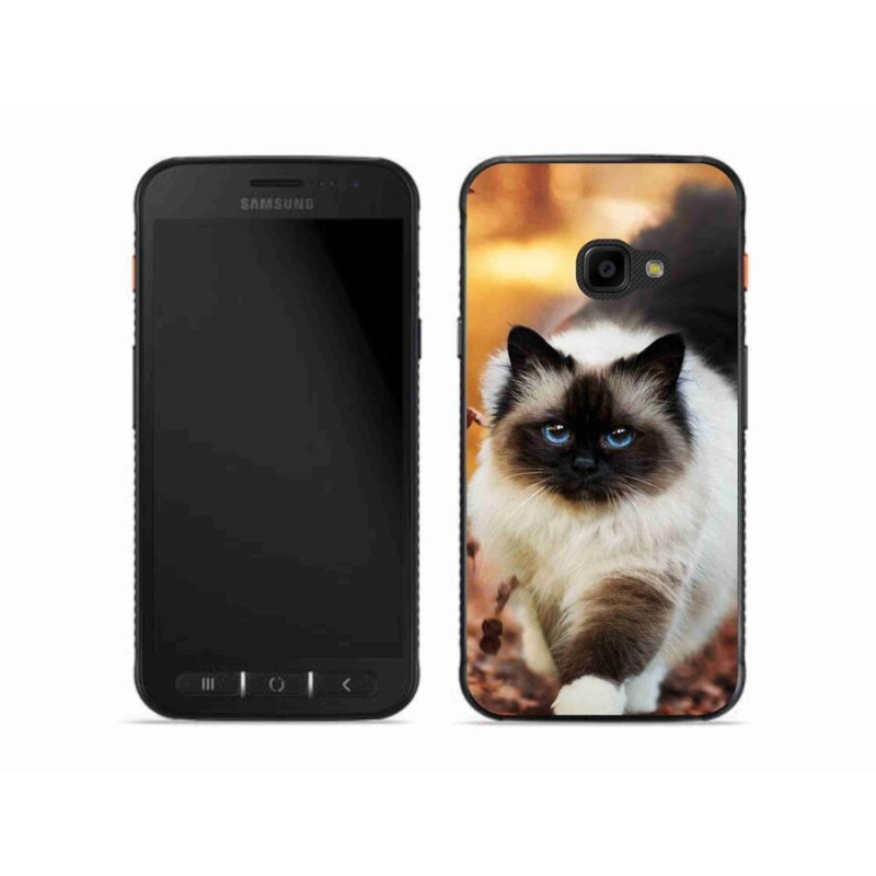 Gelový obal mmCase na mobil Samsung Galaxy Xcover 4S - kočka 1