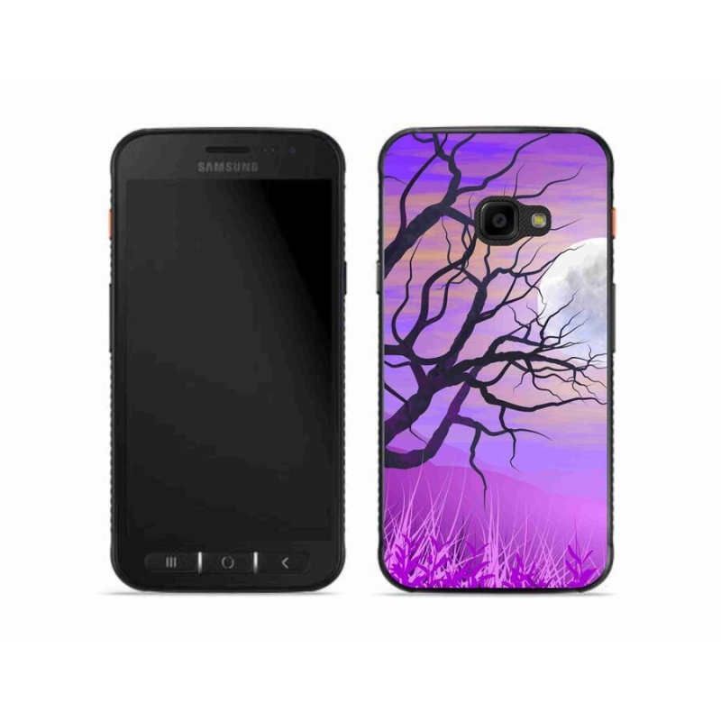 Gelový obal mmCase na mobil Samsung Galaxy Xcover 4S - kreslený opadaný strom
