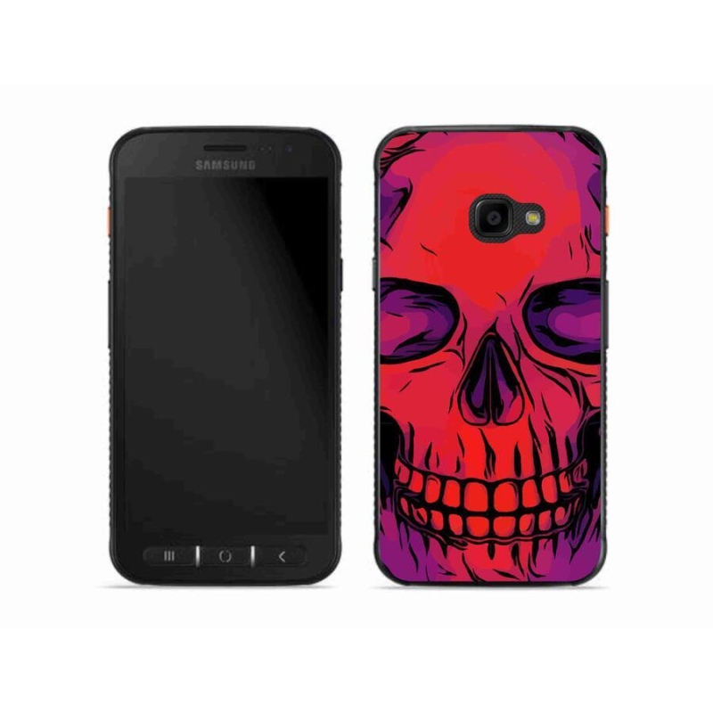 Gelový obal mmCase na mobil Samsung Galaxy Xcover 4S - lebka