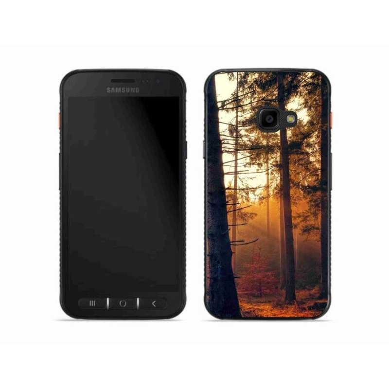 Gelový obal mmCase na mobil Samsung Galaxy Xcover 4S - les
