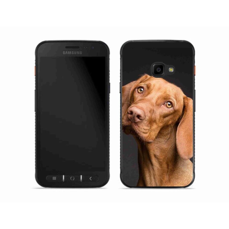 Gelový obal mmCase na mobil Samsung Galaxy Xcover 4S - maďarský ohař