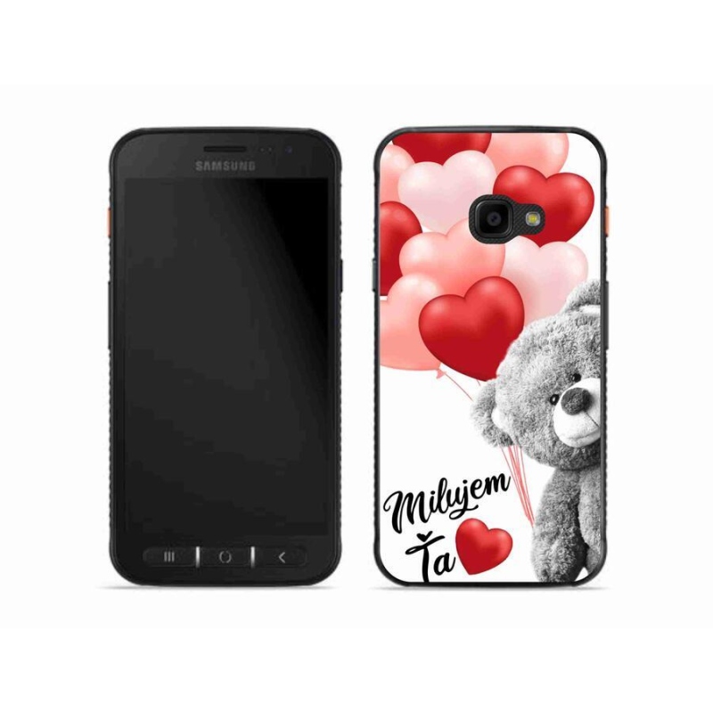 Gelový obal mmCase na mobil Samsung Galaxy Xcover 4S - milujem Ťa sk