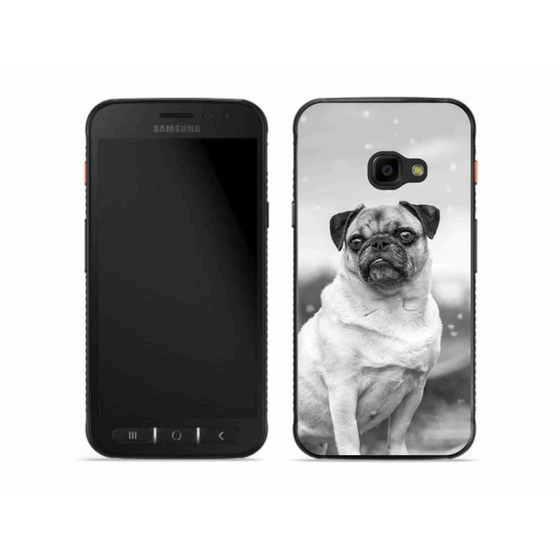 Gelový obal mmCase na mobil Samsung Galaxy Xcover 4S - mops