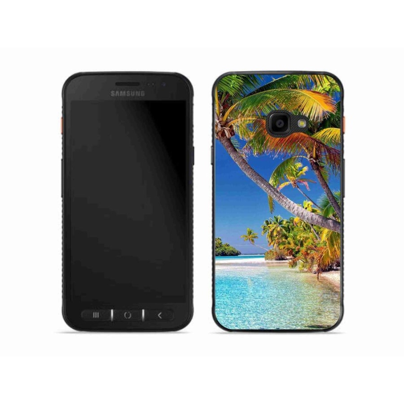 Gelový obal mmCase na mobil Samsung Galaxy Xcover 4S - mořská pláž
