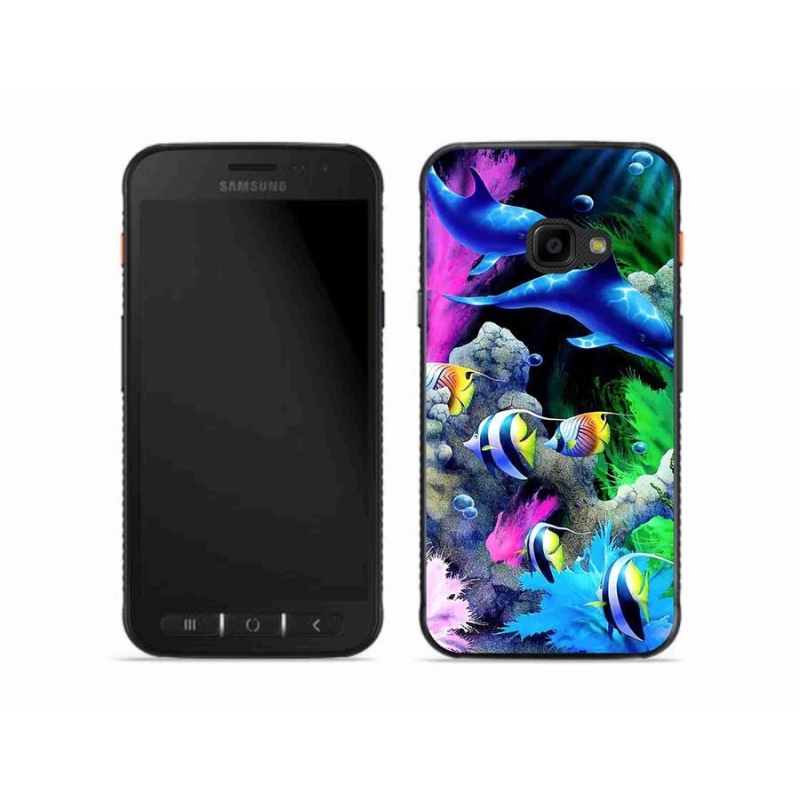Gelový obal mmCase na mobil Samsung Galaxy Xcover 4S - mořský svět