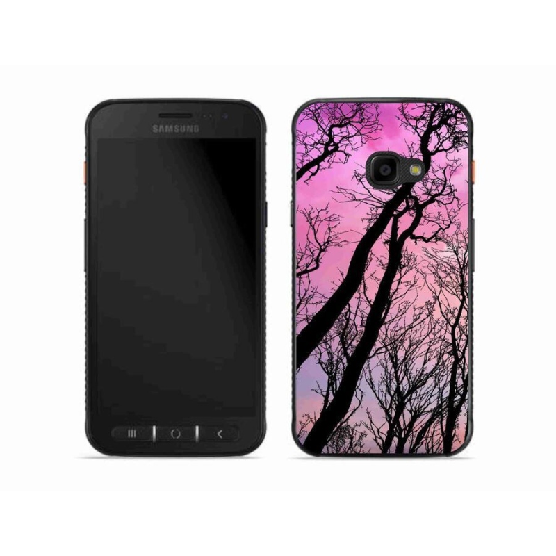 Gelový obal mmCase na mobil Samsung Galaxy Xcover 4S - opadané stromy
