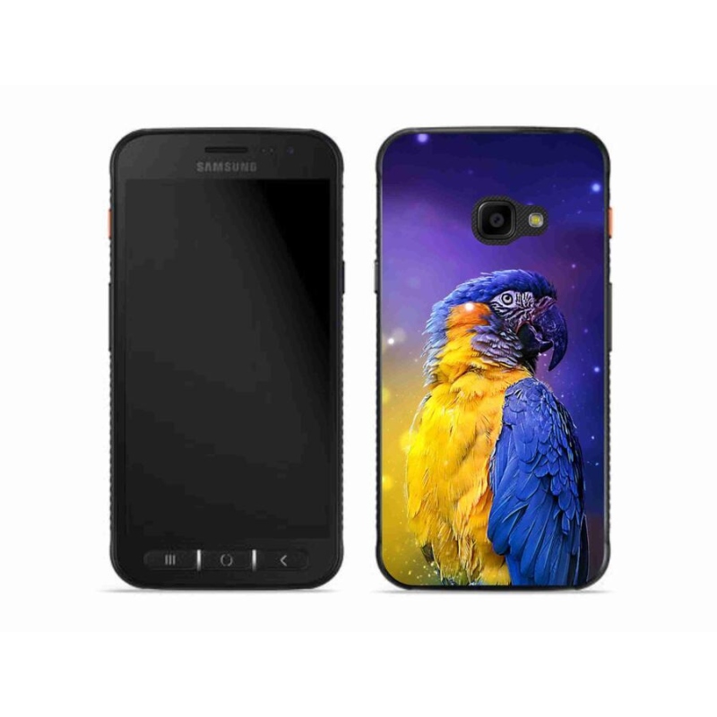 Gelový obal mmCase na mobil Samsung Galaxy Xcover 4S - papoušek ara 1