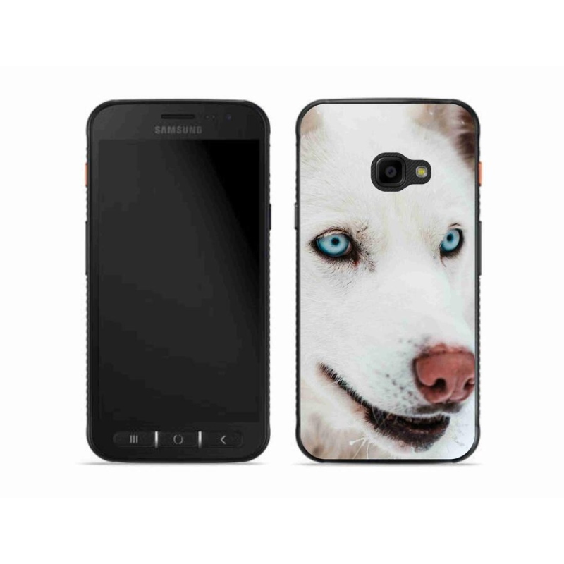 Gelový obal mmCase na mobil Samsung Galaxy Xcover 4S - psí pohled