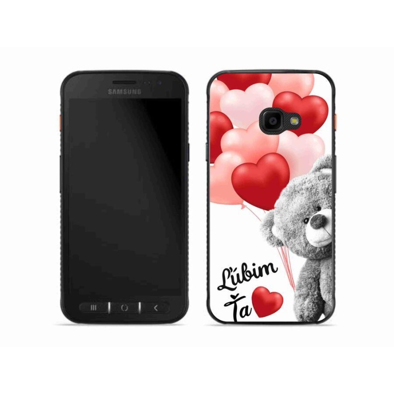 Gelový obal mmCase na mobil Samsung Galaxy Xcover 4S - ľúbim ťa sk
