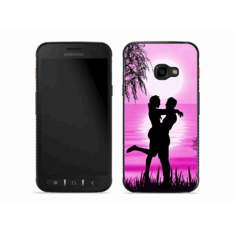 Gelový obal mmCase na mobil Samsung Galaxy Xcover 4S - západ slunce