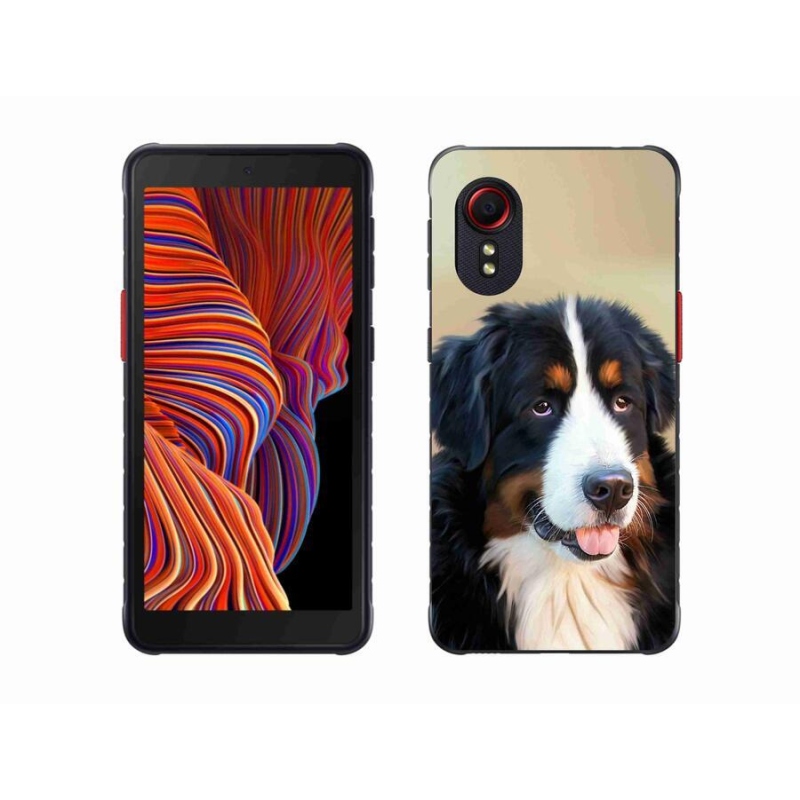 Gelový obal mmCase na mobil Samsung Galaxy Xcover 5 - bernský salašnický pes