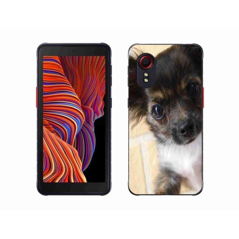 Gelový obal mmCase na mobil Samsung Galaxy Xcover 5 - čivava 2