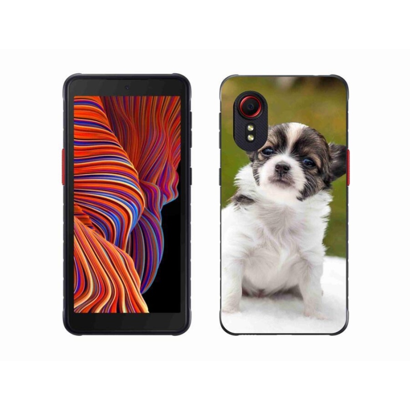 Gelový obal mmCase na mobil Samsung Galaxy Xcover 5 - čivava 4
