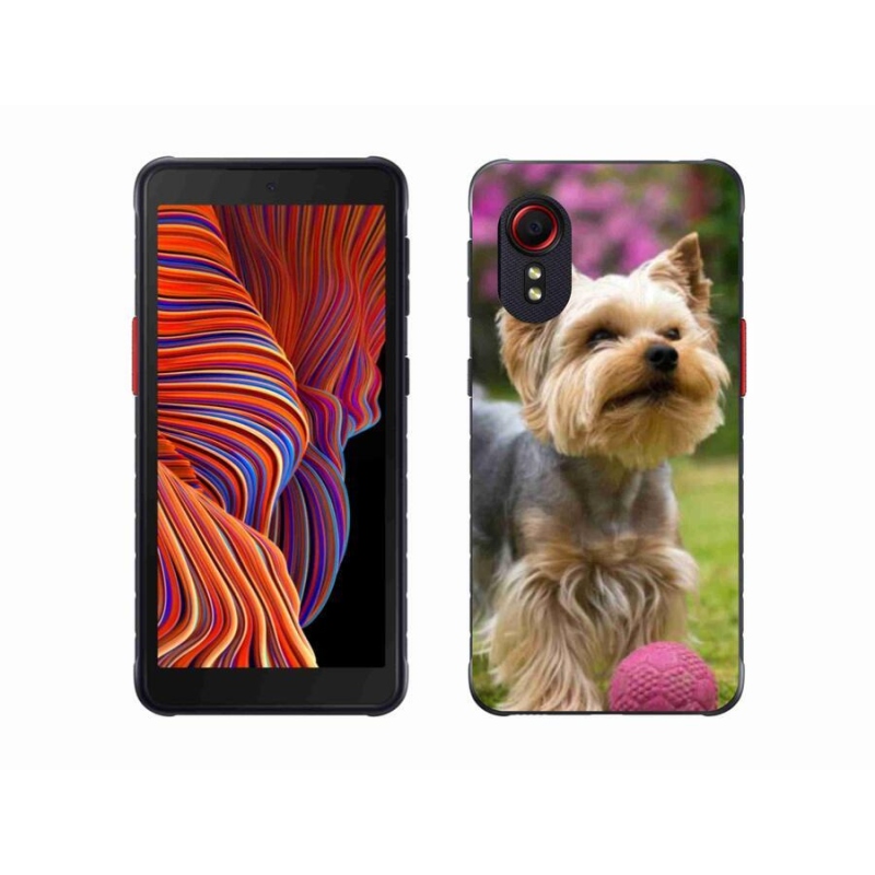 Gelový obal mmCase na mobil Samsung Galaxy Xcover 5 - jorkšír 4