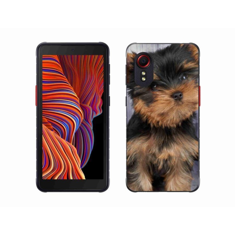 Gelový obal mmCase na mobil Samsung Galaxy Xcover 5 - jorkšír 9