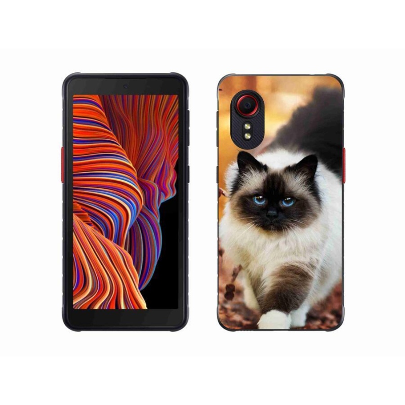 Gelový obal mmCase na mobil Samsung Galaxy Xcover 5 - kočka 1