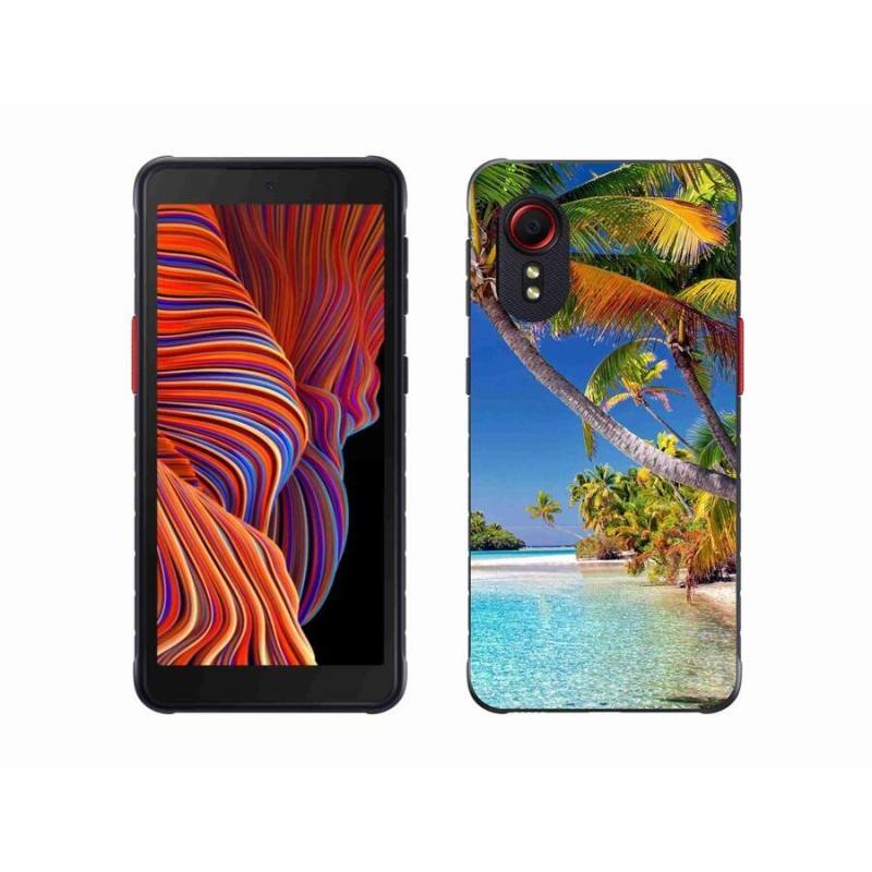 Gelový obal mmCase na mobil Samsung Galaxy Xcover 5 - mořská pláž