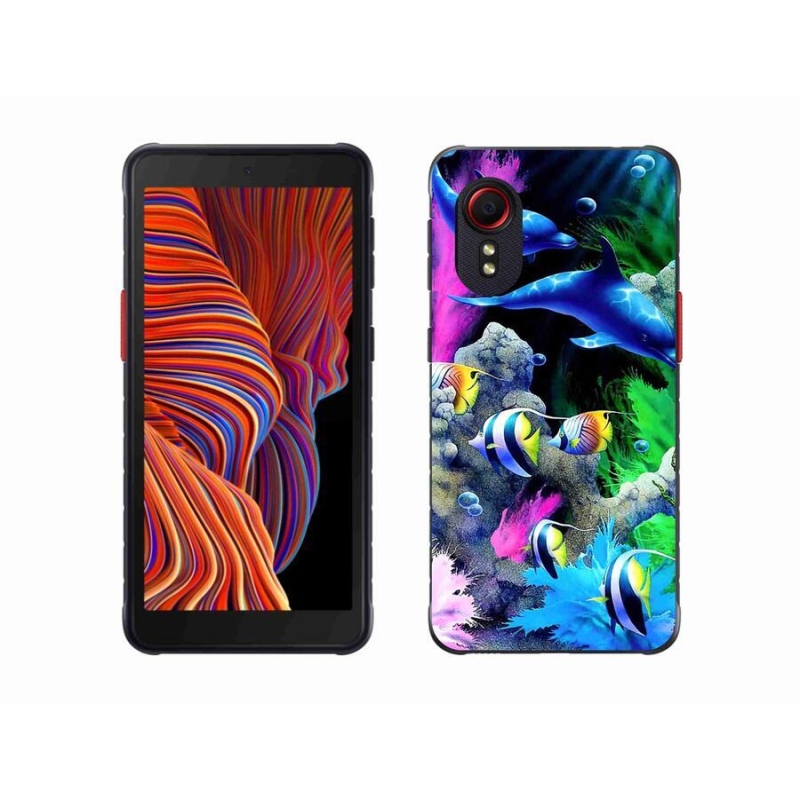 Gelový obal mmCase na mobil Samsung Galaxy Xcover 5 - mořský svět