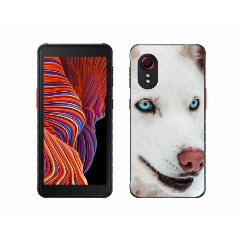 Gelový obal mmCase na mobil Samsung Galaxy Xcover 5 - psí pohled