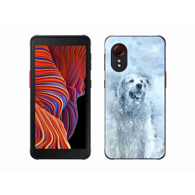 Gelový obal mmCase na mobil Samsung Galaxy Xcover 5 - retrívr