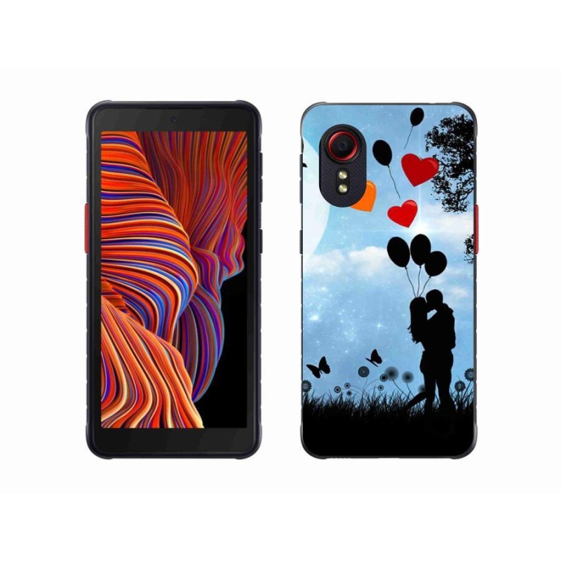 Gelový obal mmCase na mobil Samsung Galaxy Xcover 5 - zamilovaný pár