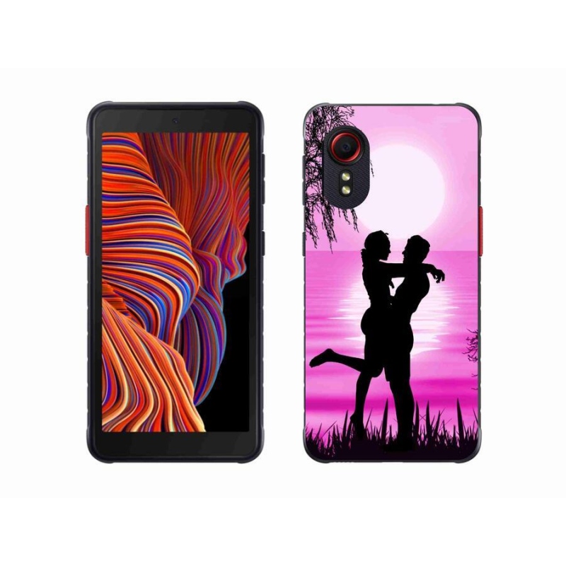 Gelový obal mmCase na mobil Samsung Galaxy Xcover 5 - západ slunce