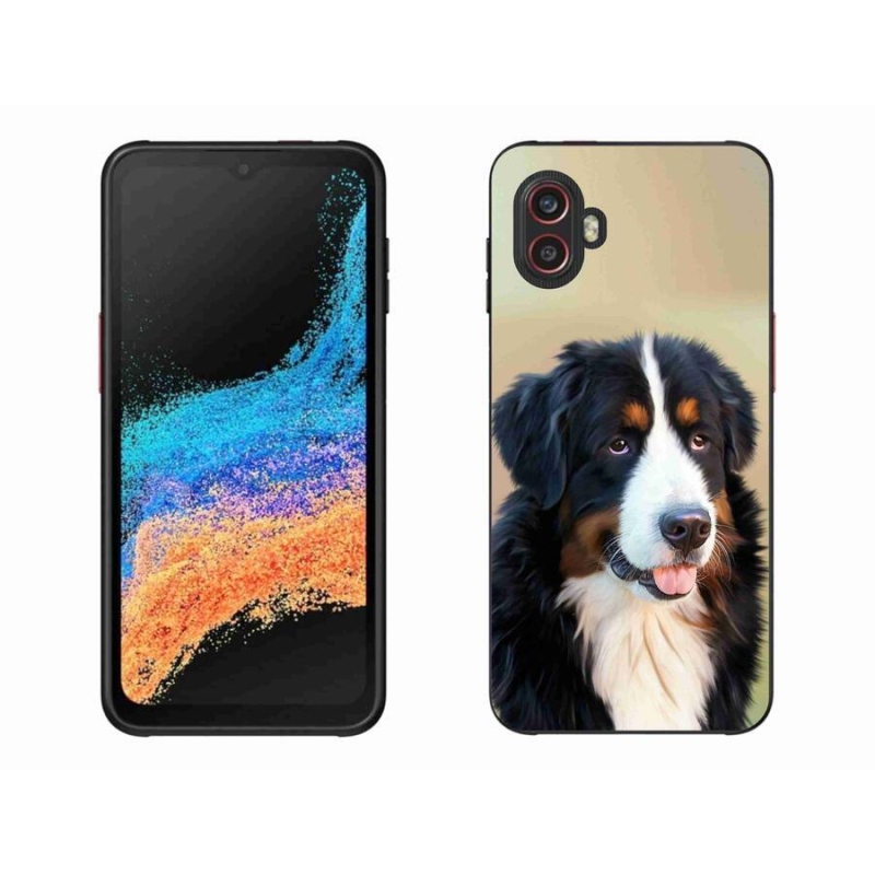Gelový obal mmCase na mobil Samsung Galaxy Xcover 6 Pro - bernský salašnický pes