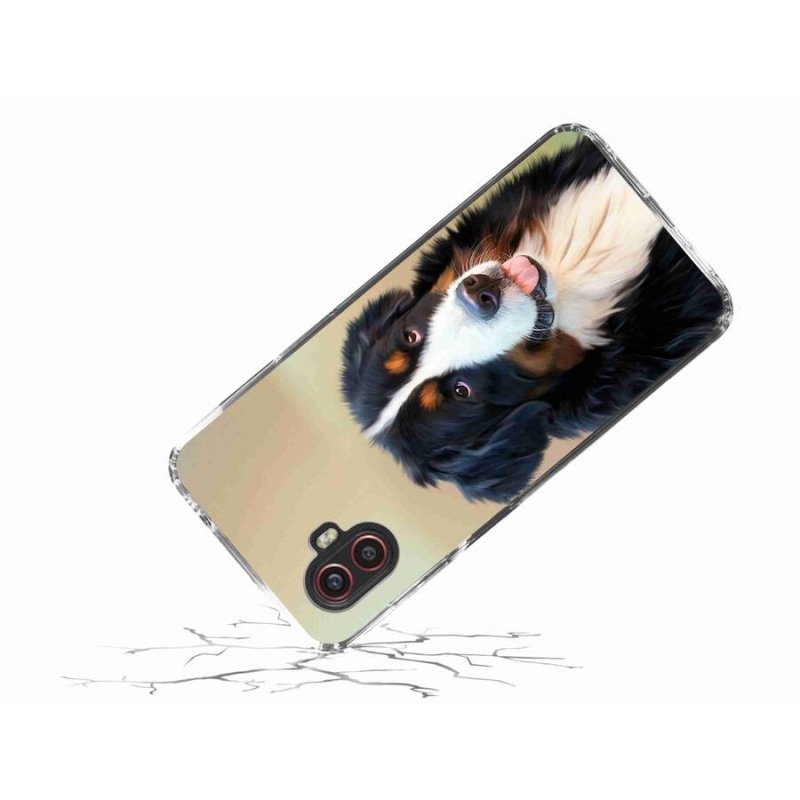 Gelový obal mmCase na mobil Samsung Galaxy Xcover 6 Pro - bernský salašnický pes