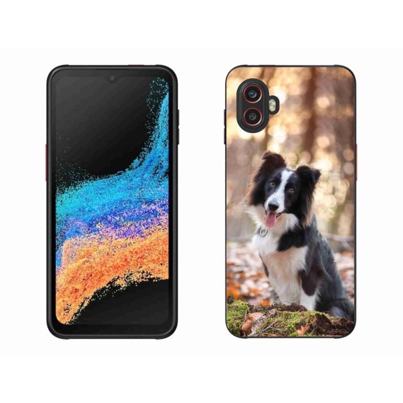 Gelový obal mmCase na mobil Samsung Galaxy Xcover 6 Pro - border kolie 1
